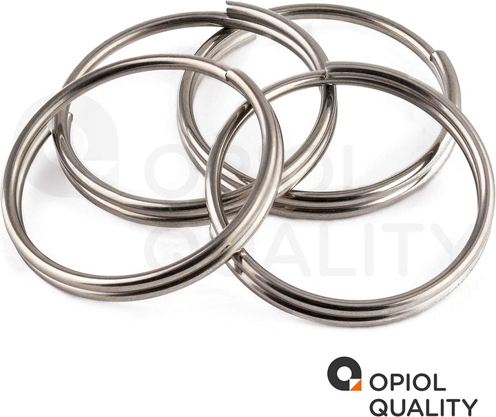 Schlüsselring Schlüsselringe 30mm Edelstahl A4 V4A (10 Stück) Schlüsselbund Schlüsselanhänger Metall