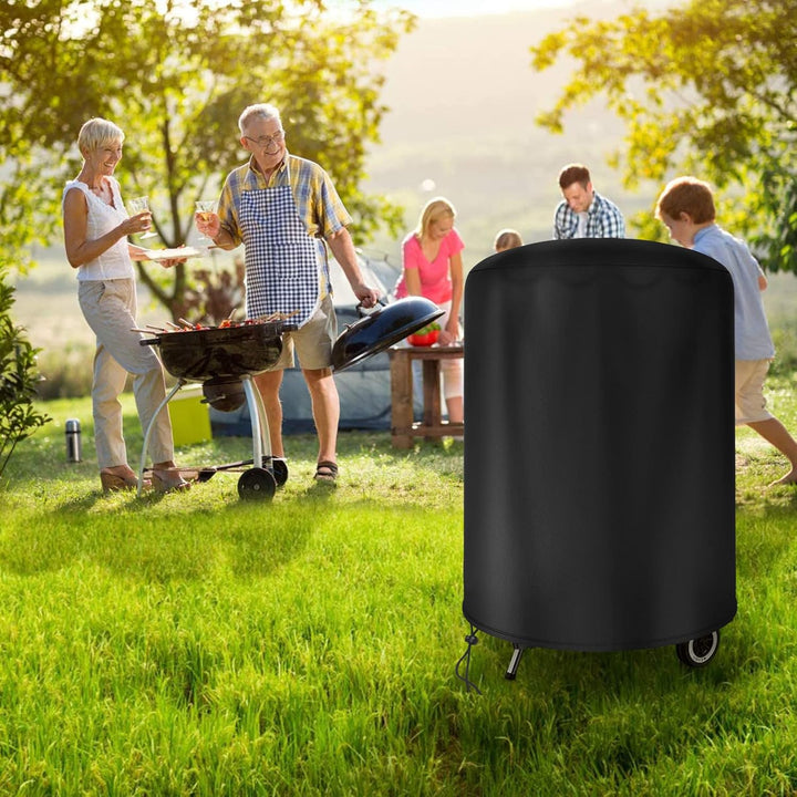 Raweao Grill Abdeckhaube für Weber 57cm, Abdeckung für Weber Grill 57cm, 500D Oxford Wasserdicht Wet