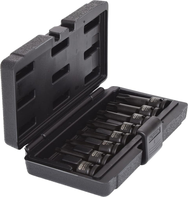 KS Tools 911.0901 1/2" Kraft-Bit-Stecknuss-Satz TX, 8-tlg., T30-T80