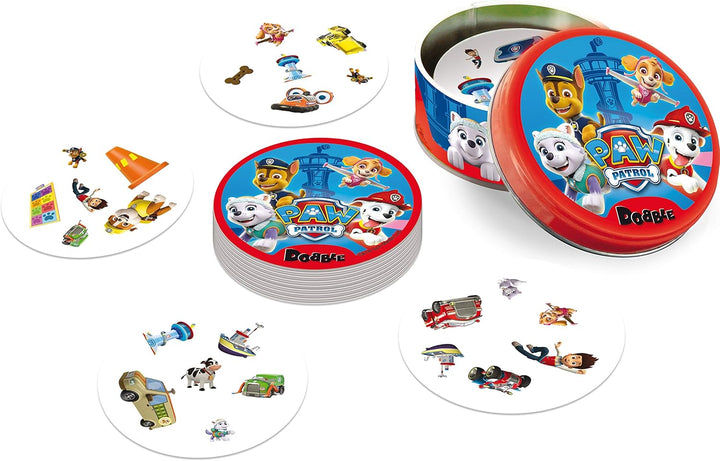Zygomatic, Dobble Paw Patrol, Kinderspiel, Kartenspiel, 2-5 Spieler, Ab 4+ Jahren, 10+ Minuten, Deut