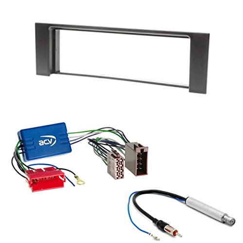 CARAV 11-006-a-12 DIN Autoradio Radioblende Set mit Aktiv Adapter f¨¹r Audi A4 (B6) 2000-2006