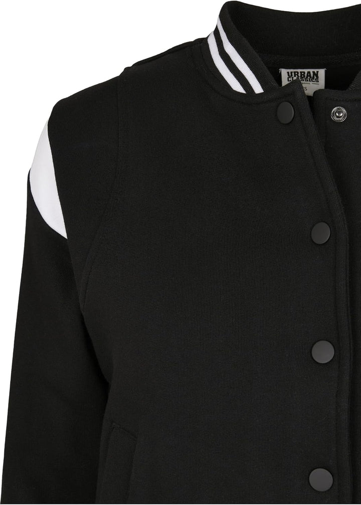 Urban Classics Ladies Jacke Ladies 2-tone College Sweatjacket, Jacke für Frauen im College Look, Grö