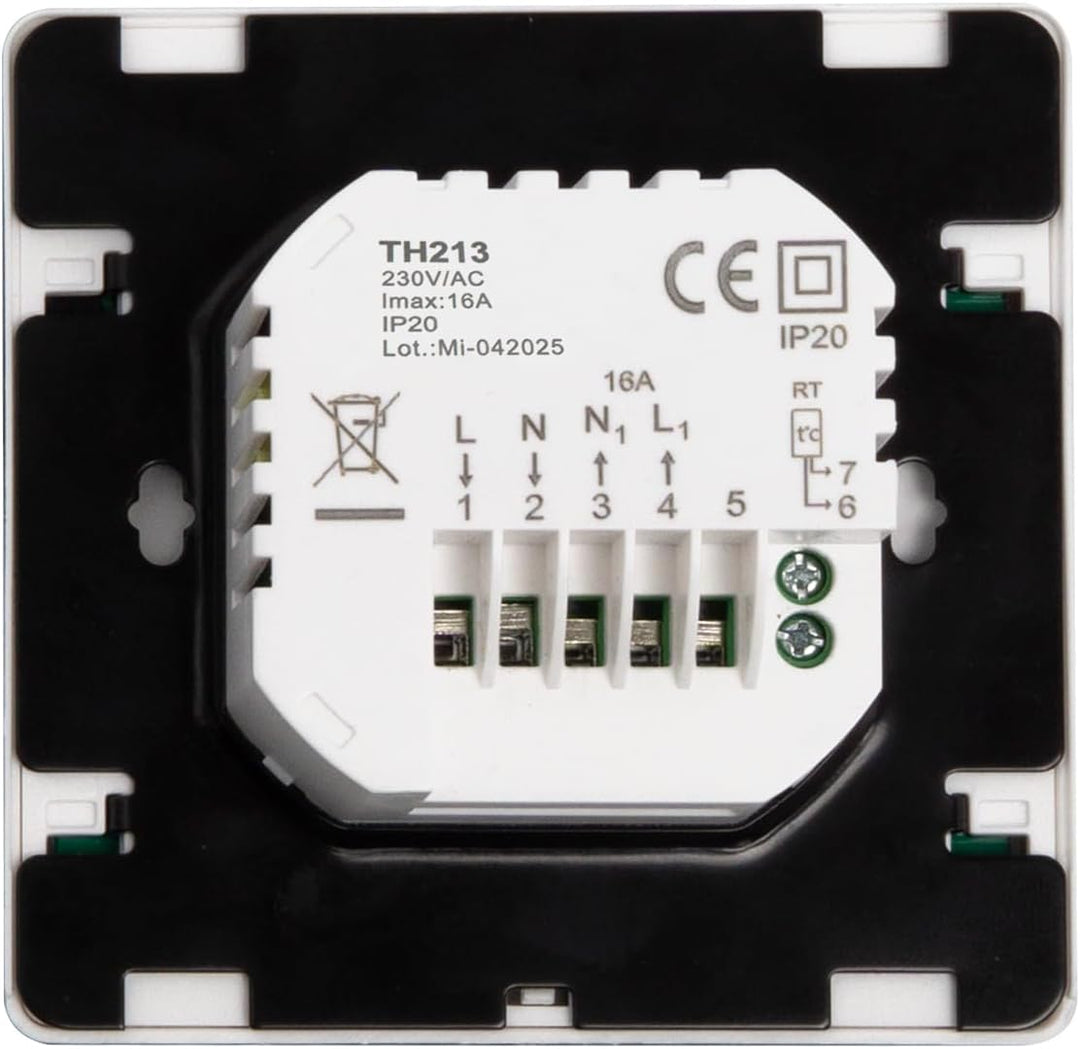 Smart Wifi Thermostat mit App für Fussbodenheizung Heizkörper Digital Regler, WiFi Thermostat