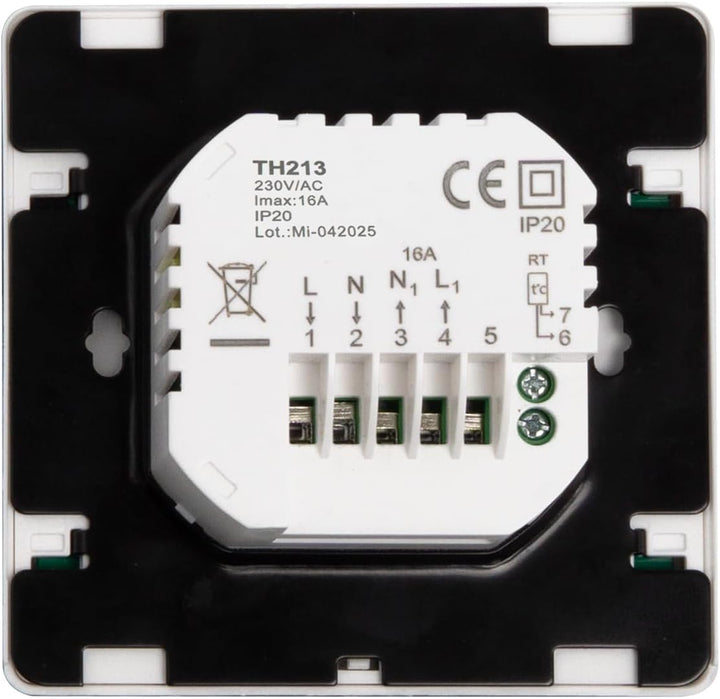 Smart Wifi Thermostat mit App für Fussbodenheizung Heizkörper Digital Regler, WiFi Thermostat