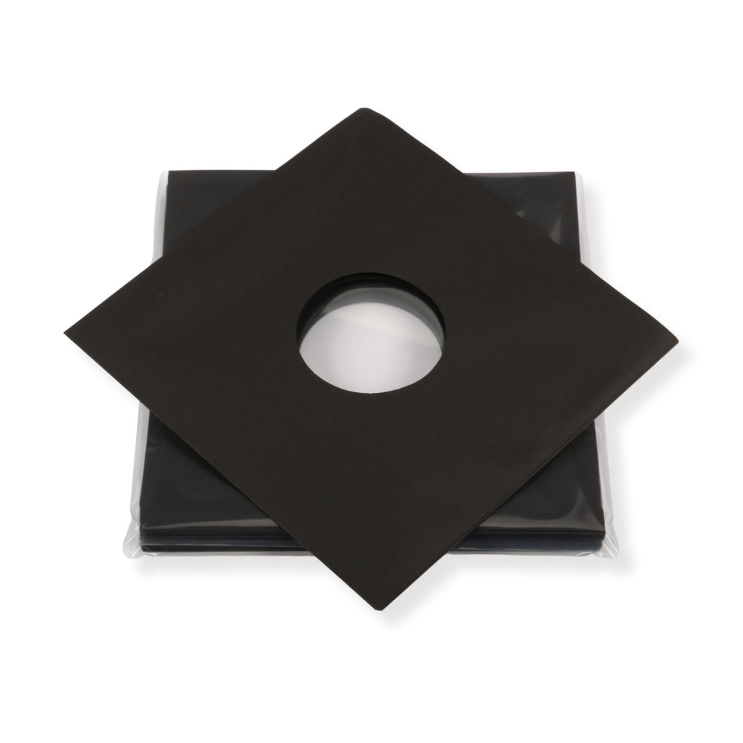 50 St. 12 Zoll LP Premium Innenhüllen anthrazit/schwarz Maxi Single Vinyl Schallplatten ungefüttert