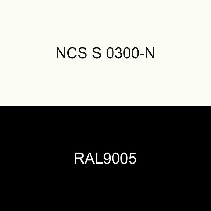 CalleaDesign Wanduhr Smile Schwarz und weiss Rund 30 cm Schlichtes und modernes Design Geräuschloser