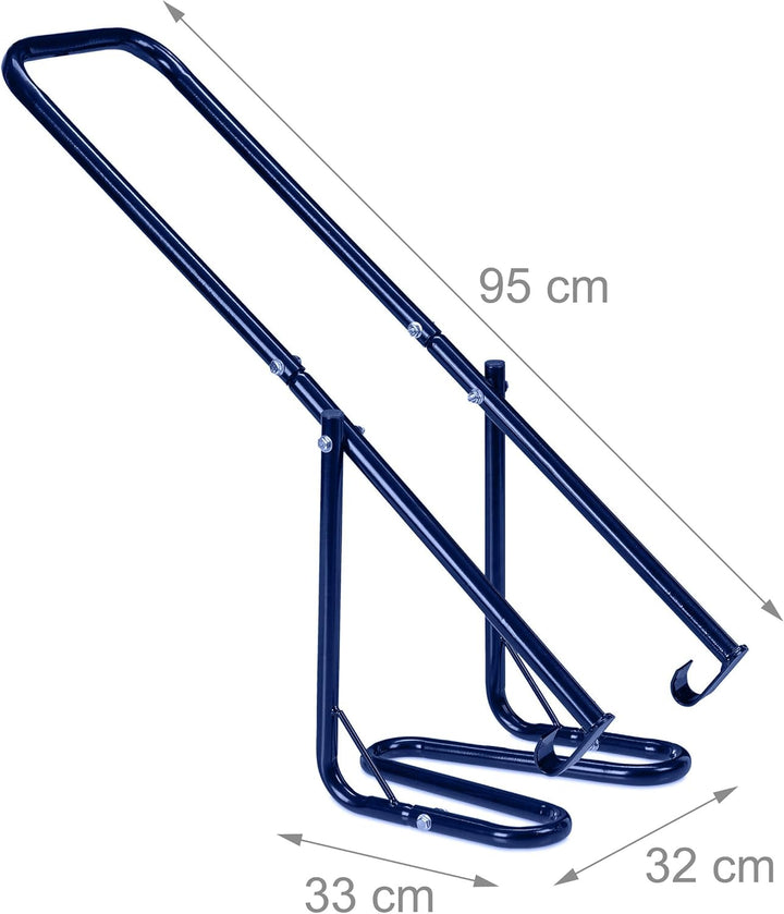 Relaxdays Müllpresse für die Mülltonne, Müllverdichter Hausmüll, Restmüll, Plastik, manuelle Hausmül