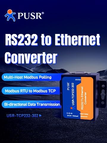 TCP232-302 TCP IP Unterstützung DNS DHCP Modbus Gateway seriell Gerät Server RS232 zu Ethernet-Konve