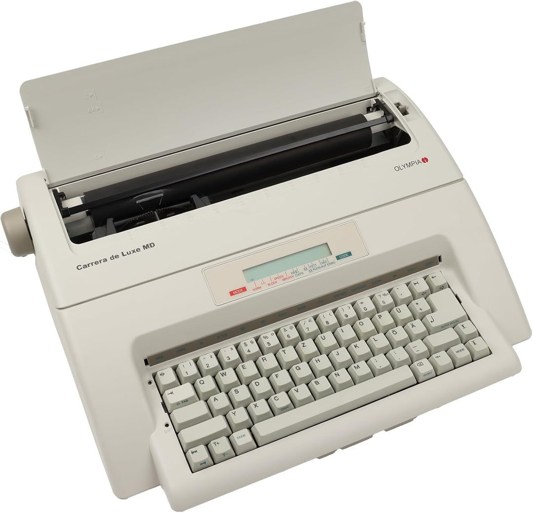 Olympia - Schreibmaschine Olympia Carrera de Luxe MD - Elektronische Schreibmaschine mit Korrektursp