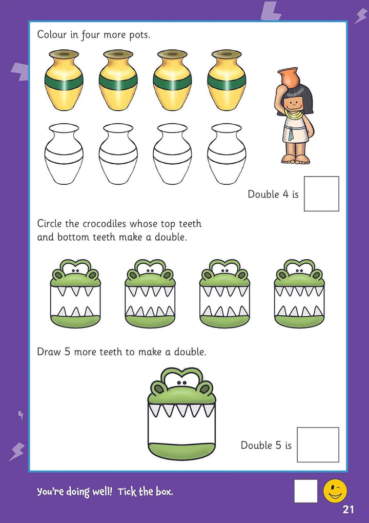 Maths Activity Book for Ages 4-5 (Reception) (CGP Reception Activity Books and Cards), Taschenbuch