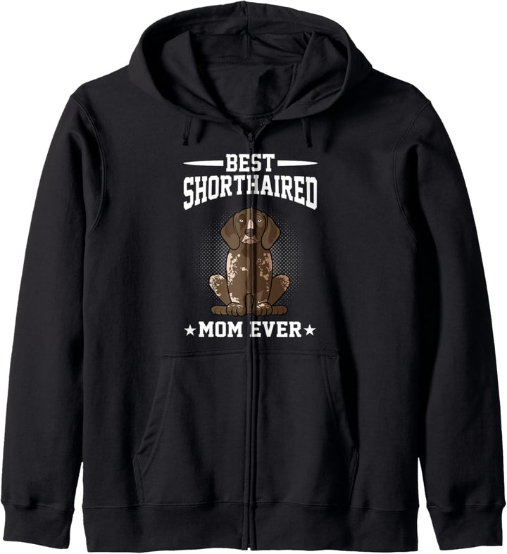 Beste Deutsch Kurzhaar Vorstehhund Mama jemals lustig Hund Kapuzenjacke