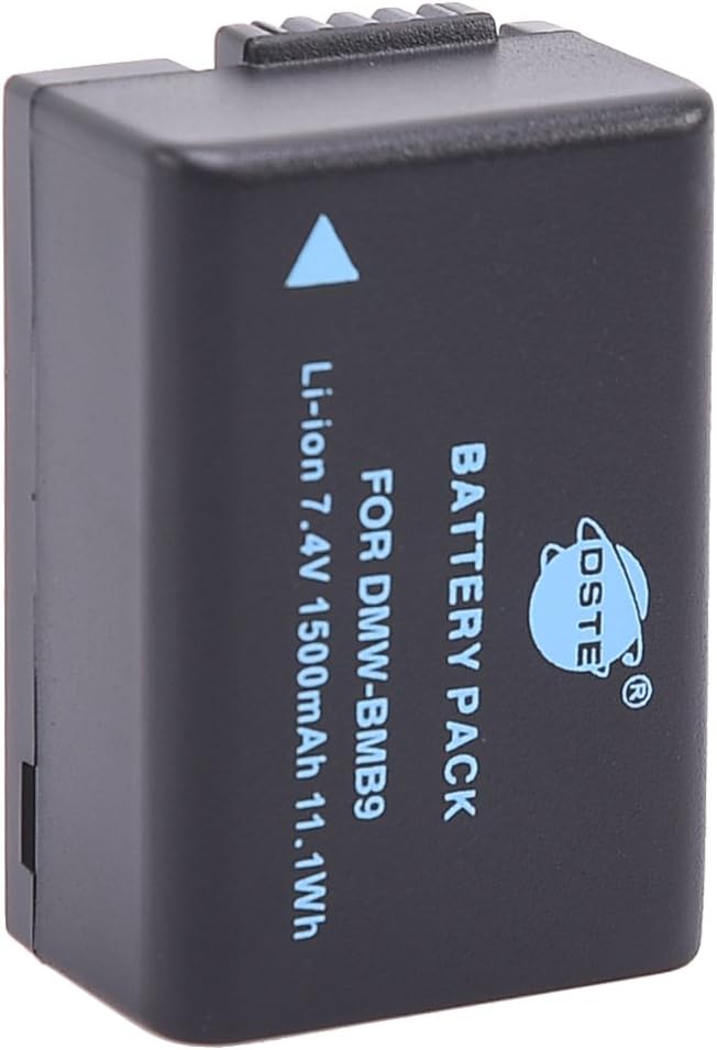 (2-Pack) DMW-BMB9E DSTE Ersatz Batterie Akku Kompatibel für Panasonic DMW-BMB9, DMW-BMB9PP und Lumix