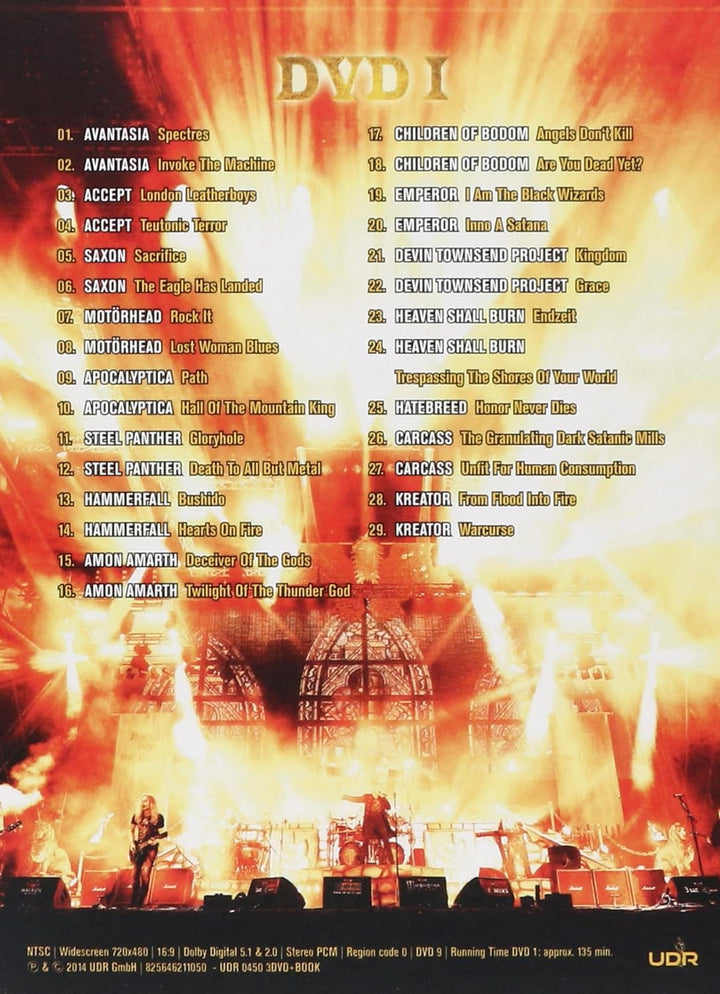 25 Years of Wacken: Snapshots, Sraps, Thoughts & Sounds [3 DVDs], DVD