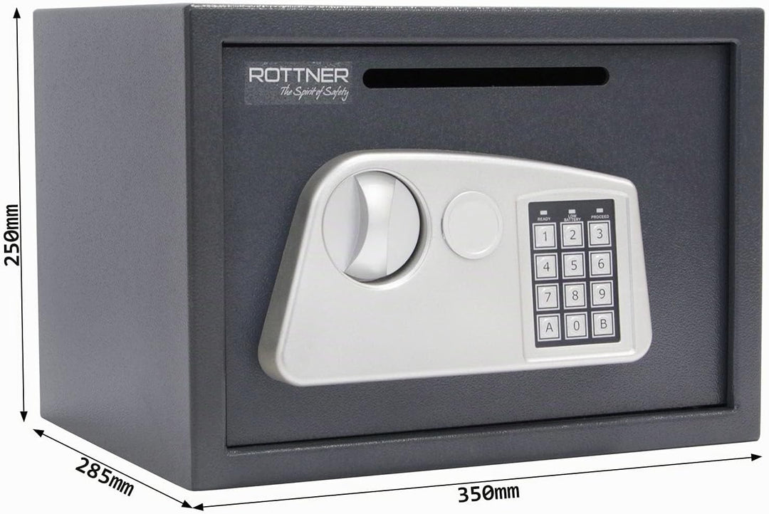 Profirst Möbeltresor Kasos 1 Stahl Einwurftresor Elektronikschloss Notöffnung möglich Einwurfschlitz