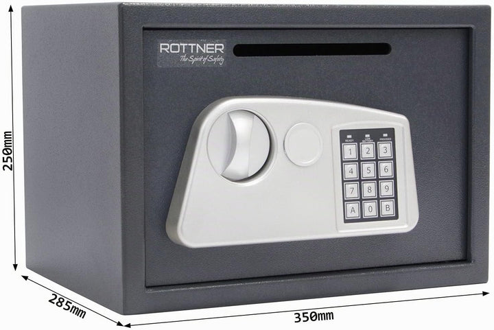 Profirst Möbeltresor Kasos 1 Stahl Einwurftresor Elektronikschloss Notöffnung möglich Einwurfschlitz