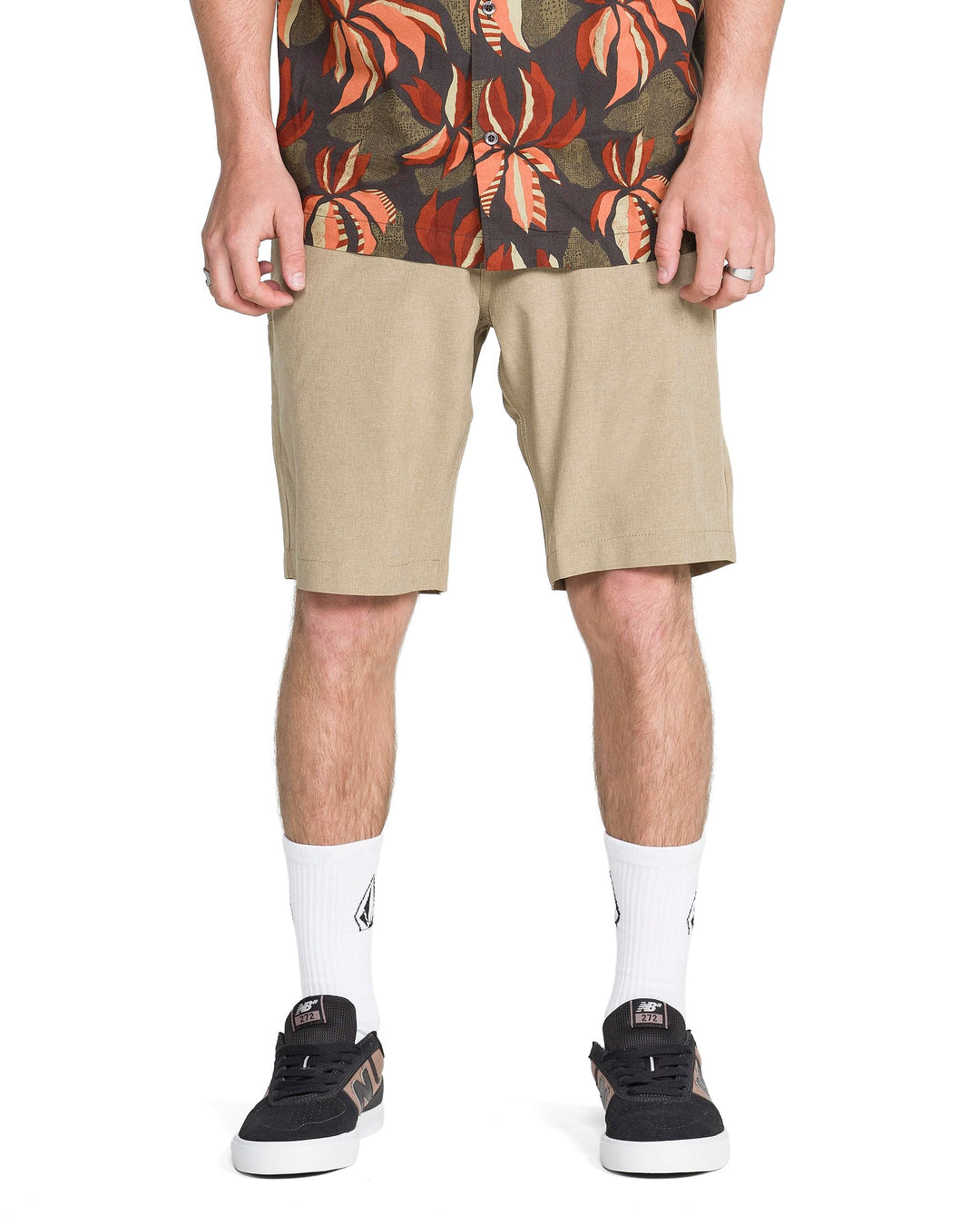 Volcom Herren Kerosene Hybrid Lssige Shorts, Khaki