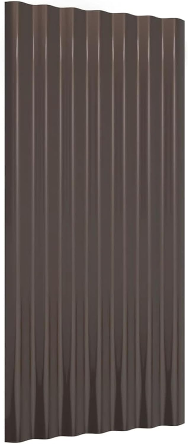 Homgoday Dachpaneele 36 STK. Dachblech Stahlblech Dach Dachplatten Metalldachpaneele Dachblech für D