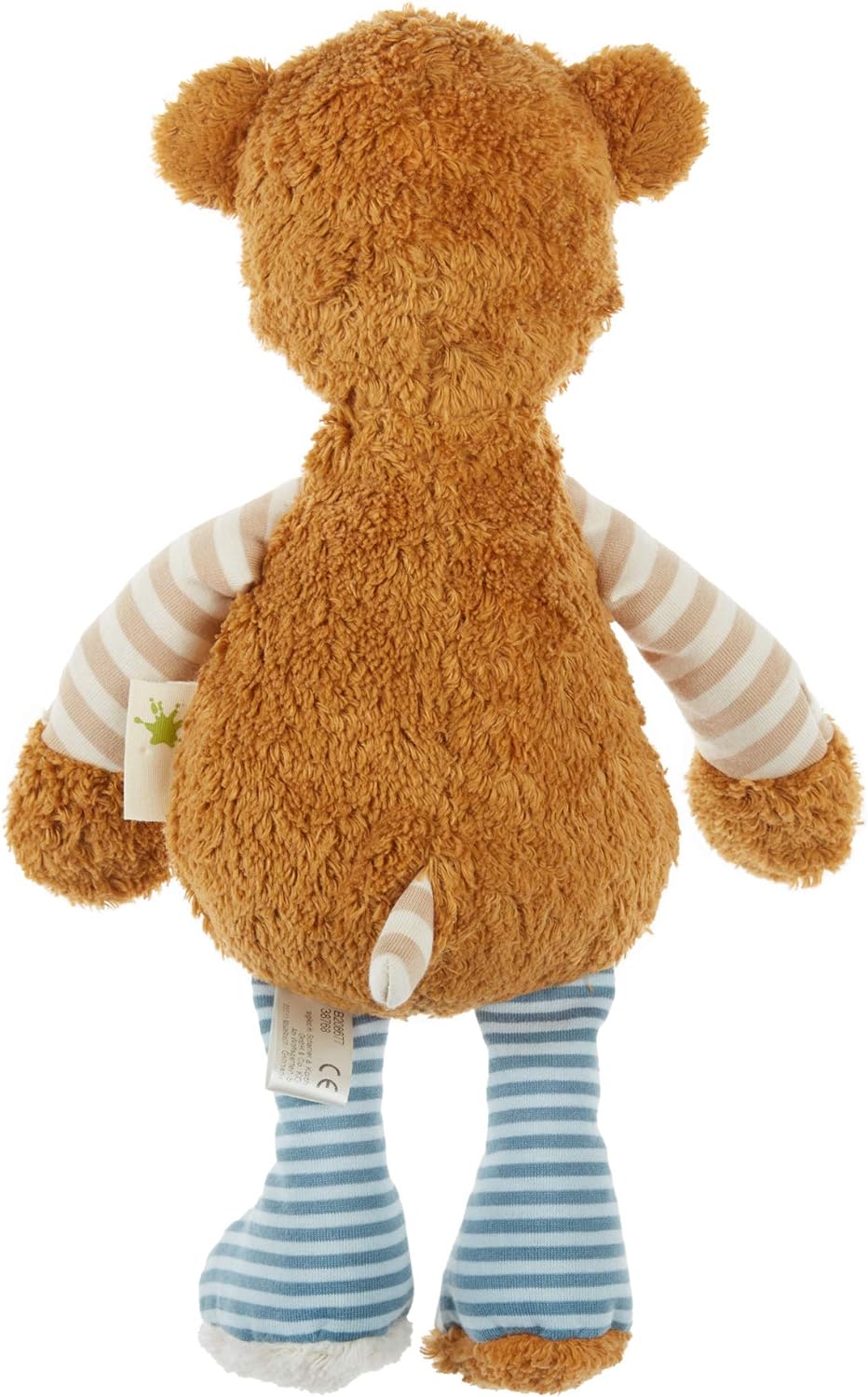 SIGIKID 38768 Kuscheltier Bär Green Mädchen und Jungen Babyspielzeug empfohlen ab Geburt mehrfarbig