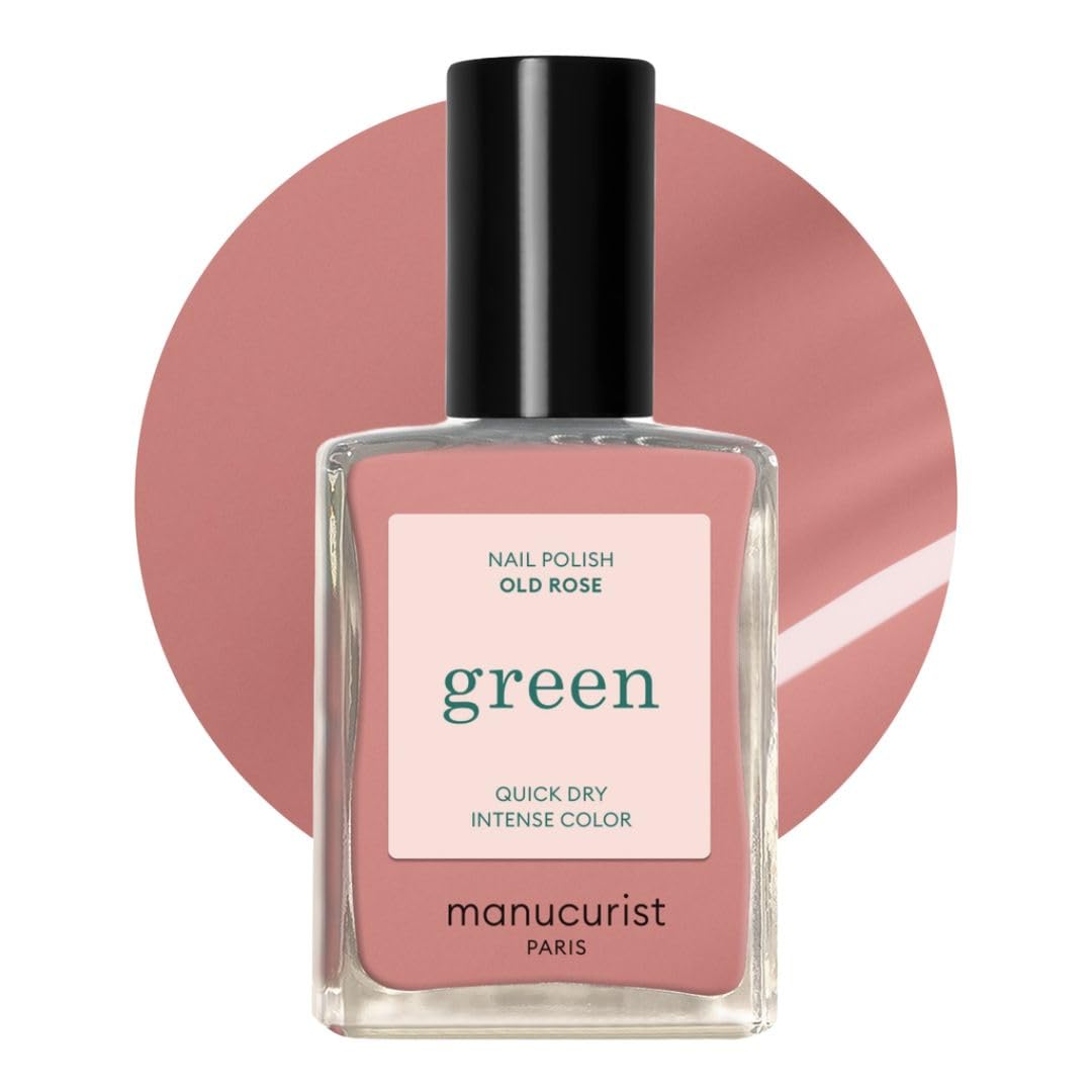 Manucurist Green - Puderrosa Nagellack Old Rose - Nagellack Schnelltrocknend - Nägel Selber Machen -