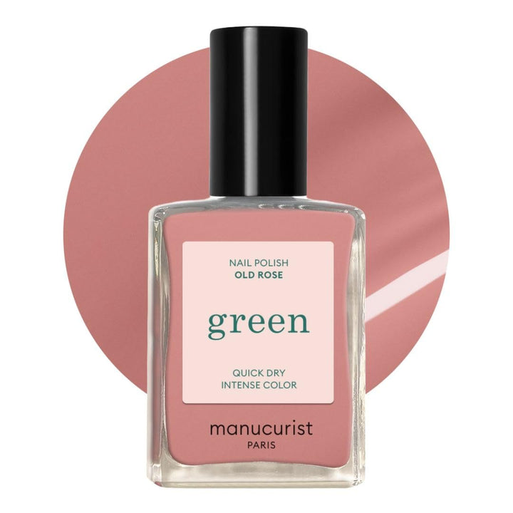 Manucurist Green - Puderrosa Nagellack Old Rose - Nagellack Schnelltrocknend - Nägel Selber Machen -