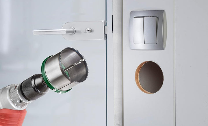 kwb Mehrkranzlochsäge aus Wolframstahl Ø 68, 83 und 100 mm mit guter Schnittleistung, langer Lebensd