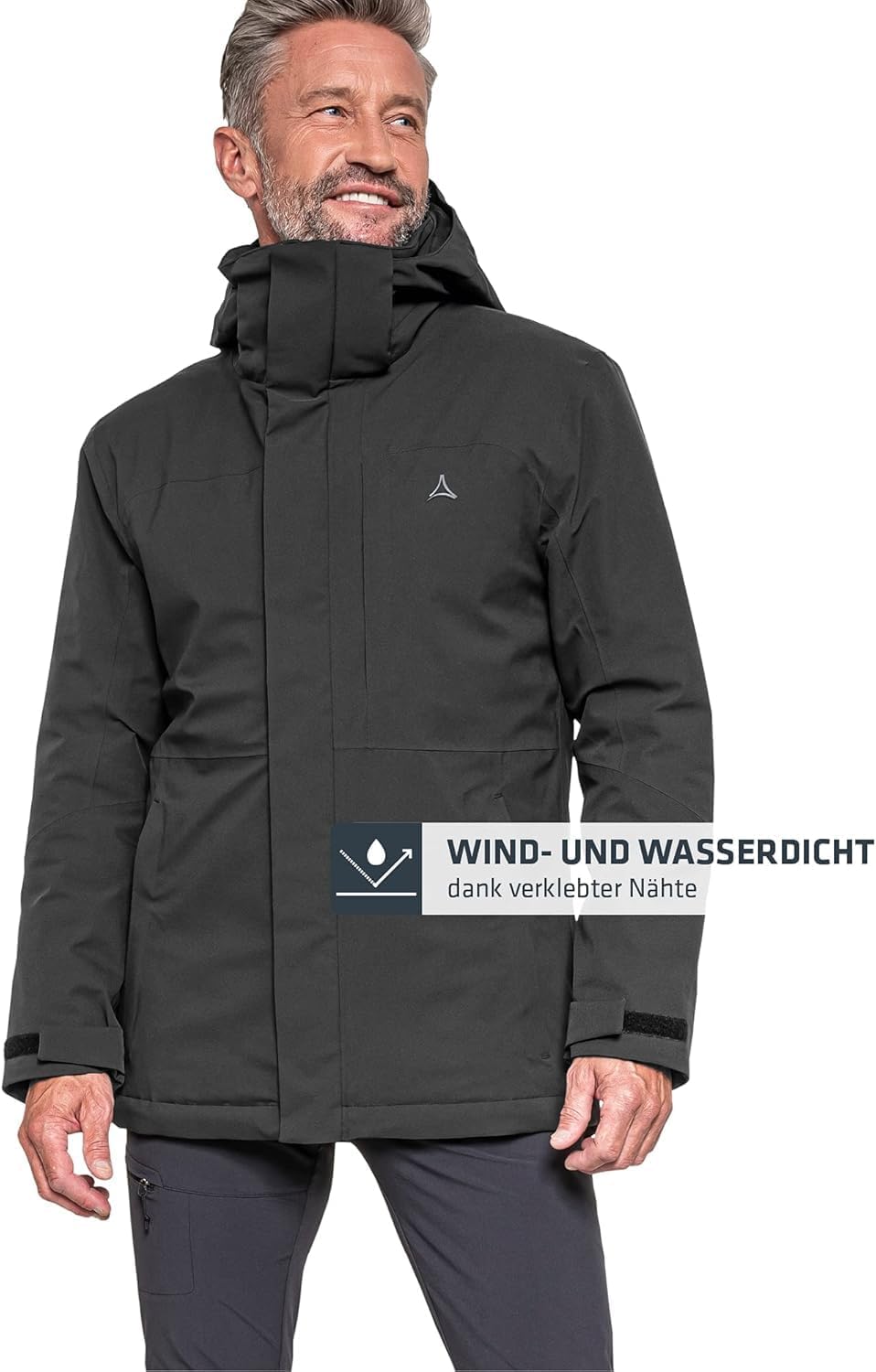 Schöffel Herren Merino Sport Shirt 1/1 Arm M, temperaturregulierendes Langarmshirt, atmungsaktives F