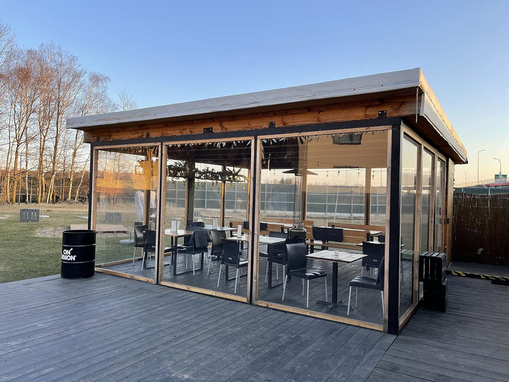 1 mm x 140 cm breit Transparente Starke Flexible Folie zum Schutz vor Wind, Regen, Staub, 10m 140 cm