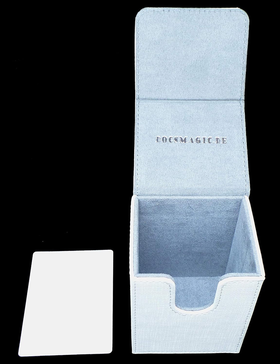 docsmagic.de Premium Magnetic Tray Long Box White Small + 2 Flip Boxes - Weiss Small + 2 Flip Boxes