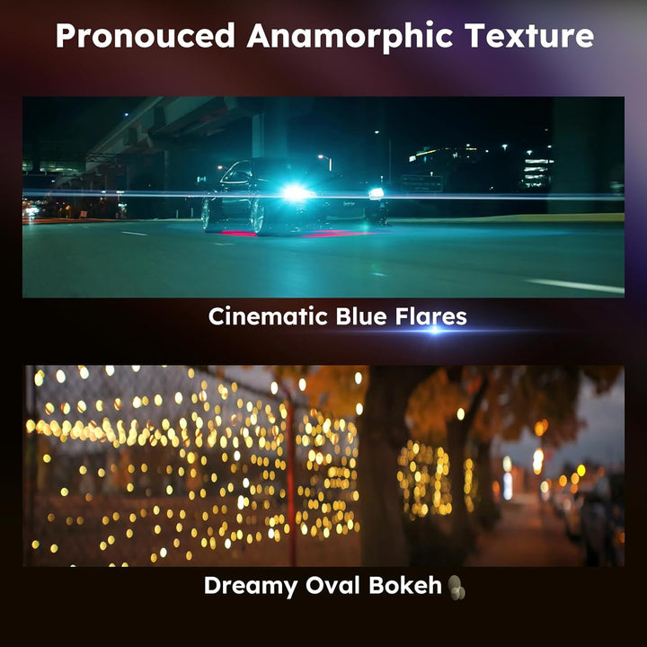 SIRUI Saturn 75mm T2.9 1.6X Vollformat Kohlefaser anamorphe Linse, Cine Objektiv weniger als 500 g (