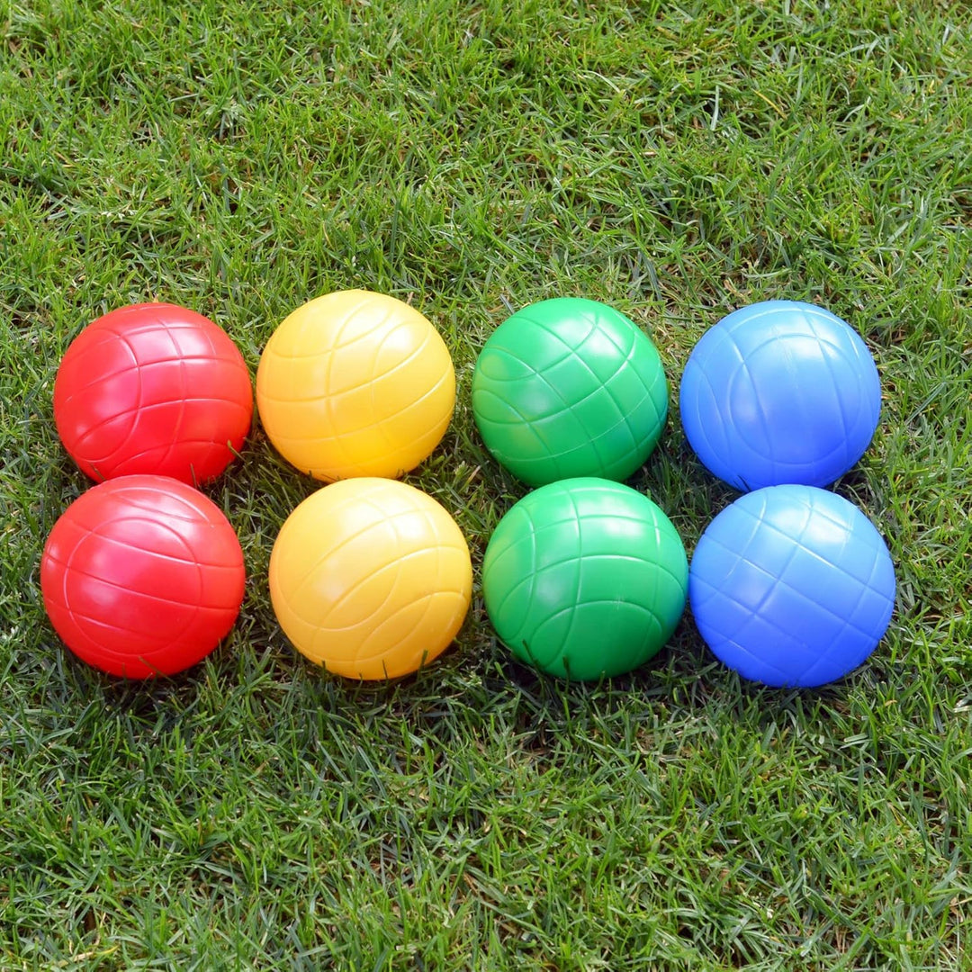 HTI Toys & Games 8 Piece Boules Carry Case , Garden Games for Kids Camping and Holiday Games , Outdo
