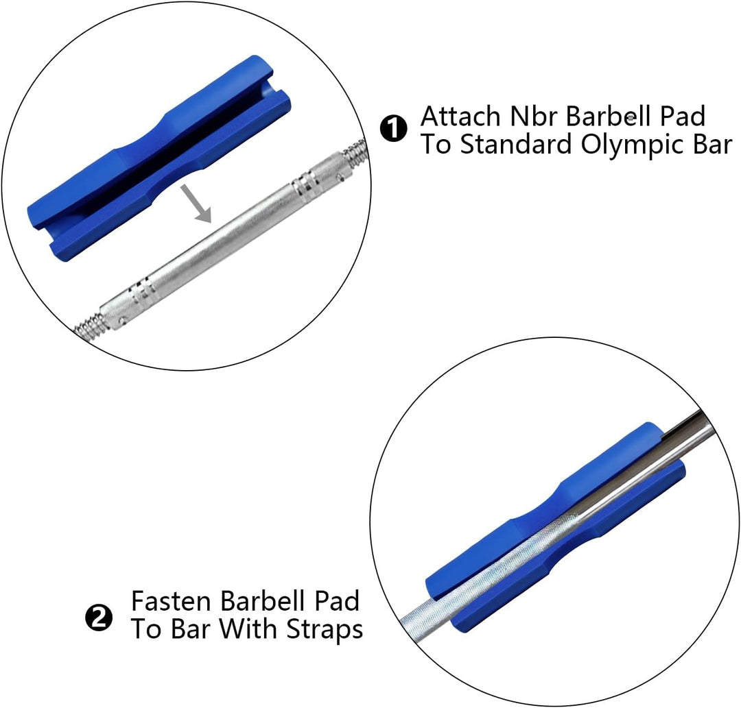 CCLIFE Barbell Pad Squat Hip Thrust Hantelstange Polster mit Klettverschluss Nackenshutz Nackenpolst