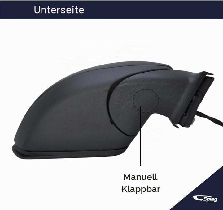 Spieg Rechts Aussenspiegel Ersatz für Vito W447 2015-2022 Elektrisch Verstellbar Beheizt Manuell Ein