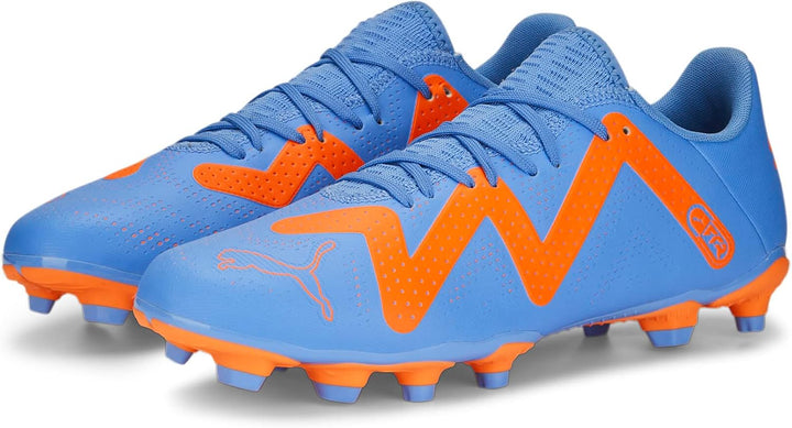 PUMA Herren Future Play Fg/Ag Fussballschuh, 40 EU Blue Glimmer Puma White Ultra Orange