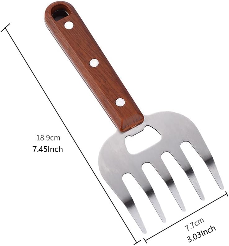 ARFUKA 2 Stück Pulled Pork Krallen BBQ Fleischkrallen Meat Claws Chicken Shredder zum Zerkleinern vo