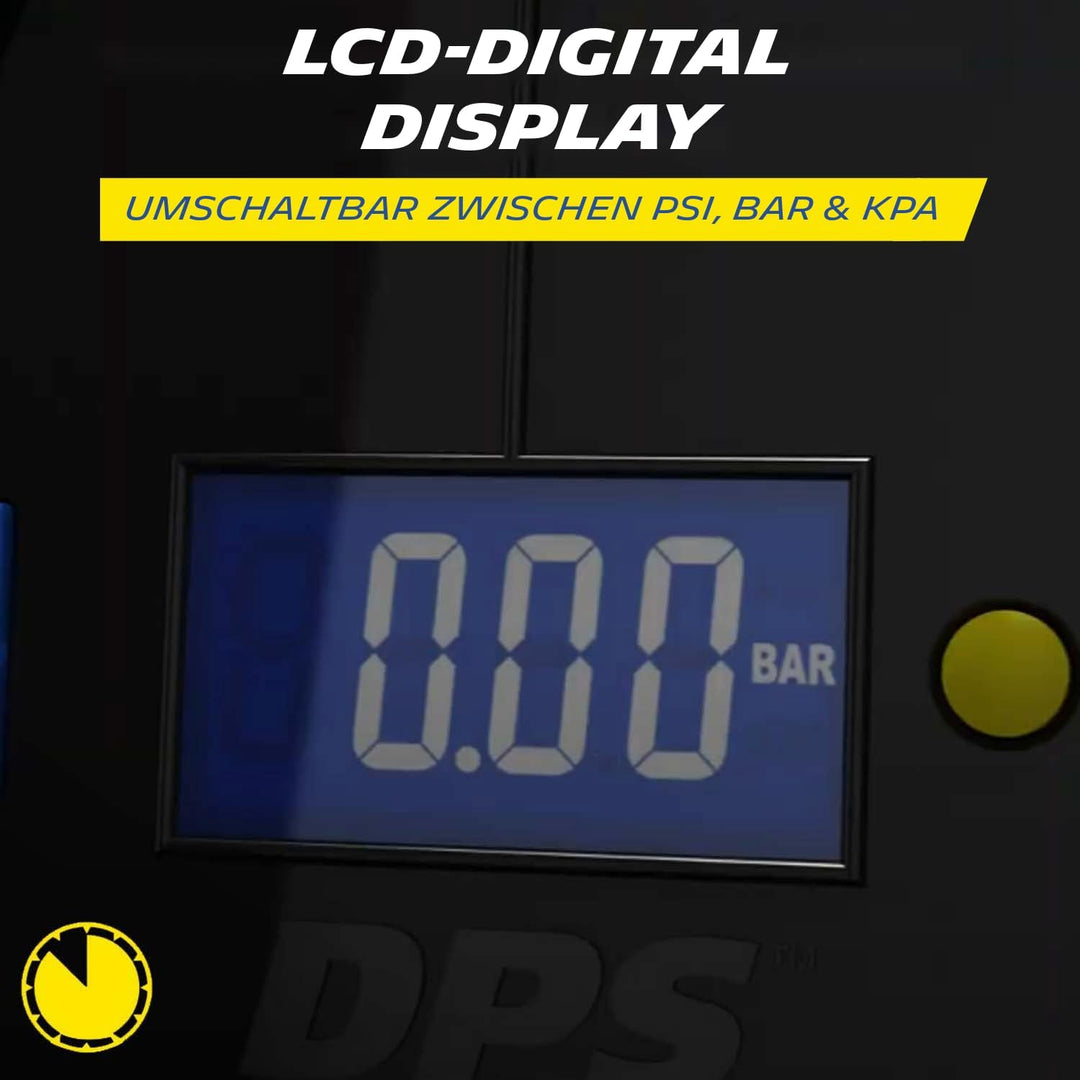 MICHELIN 62003 Luftkompressor 12v fürs Auto | Programmierbar und Digital | Reifendruck Luft Kompress