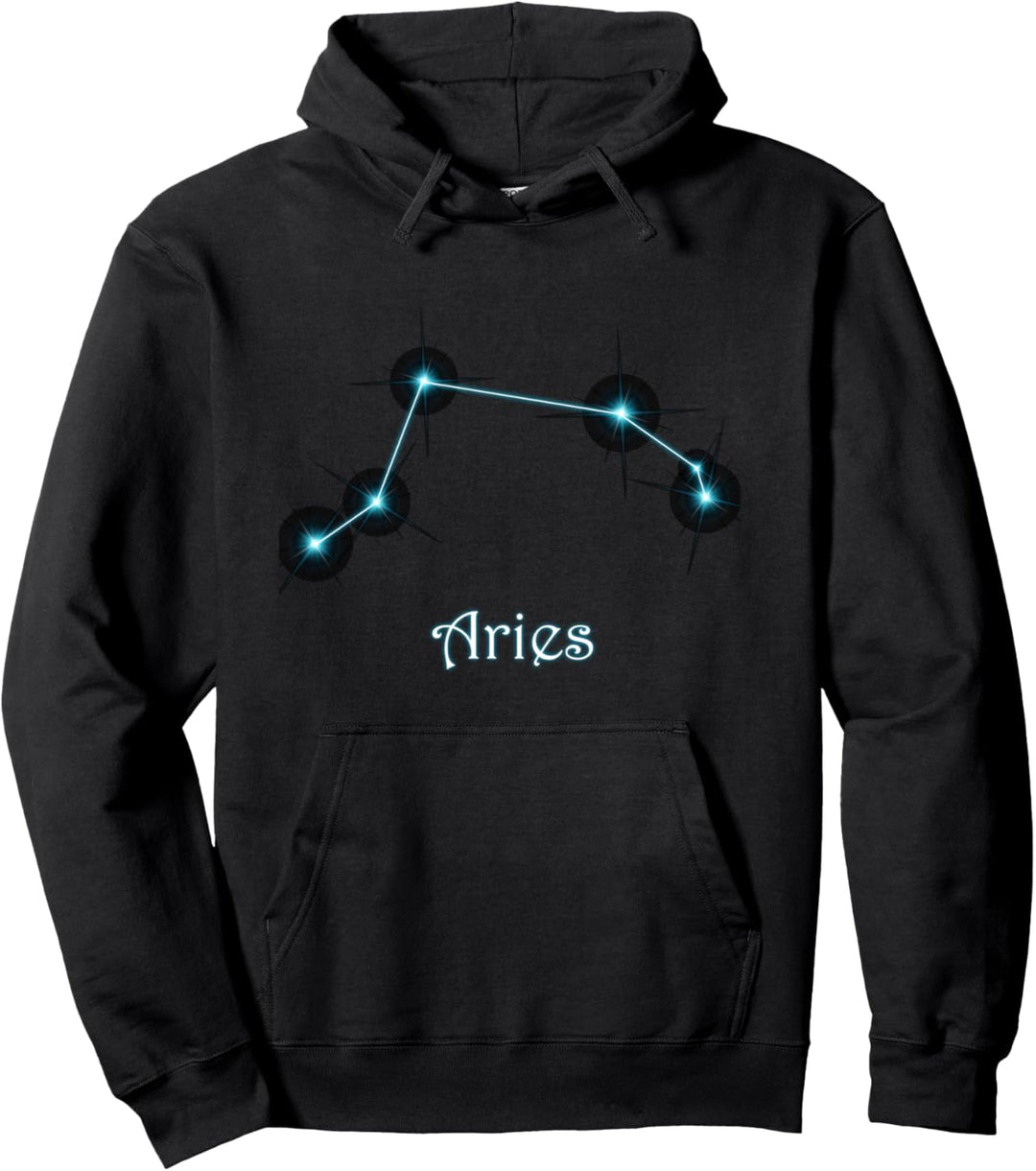 Widder Sternzeichen Konstellation Horoskop Geburtstag Pullover Hoodie