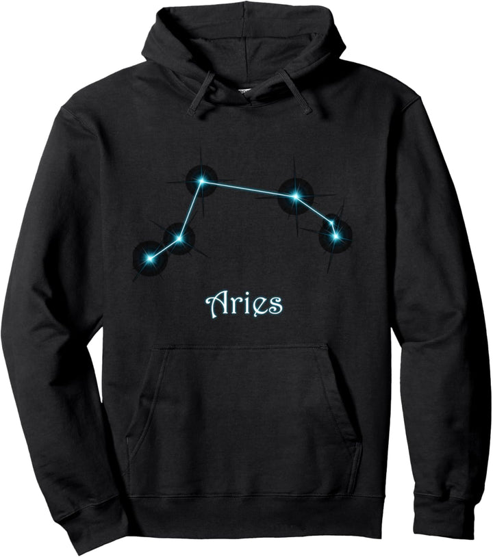 Widder Sternzeichen Konstellation Horoskop Geburtstag Pullover Hoodie