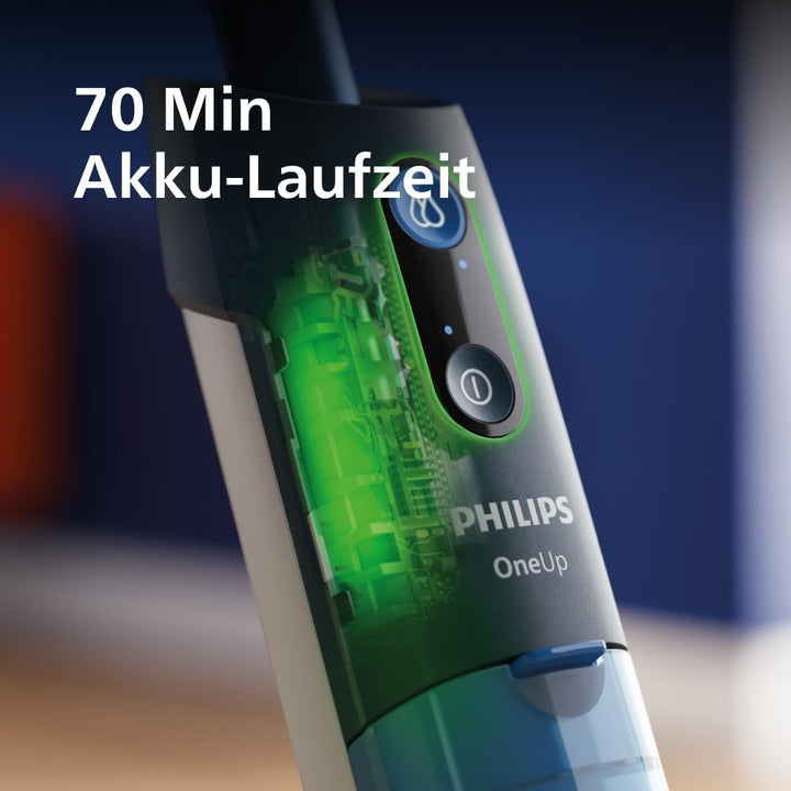 Philips OneUp 5000 Serie Elektrischer Wischmopp - 2X sauberere Böden², Zwei Feuchtigkeitseinstellung