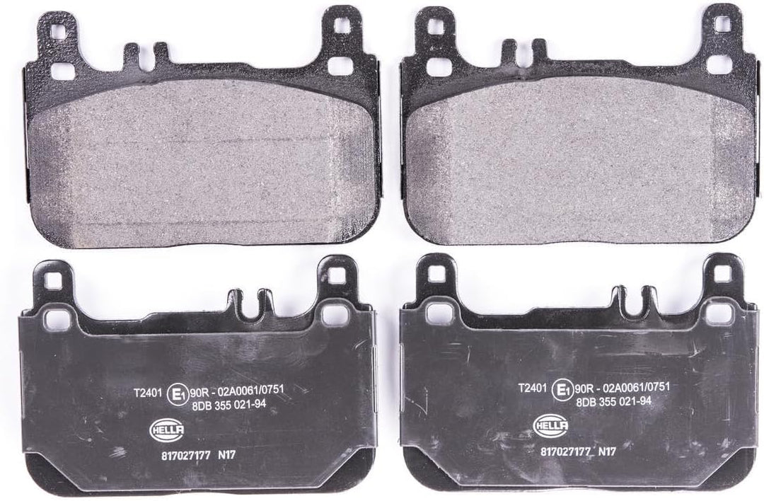 HELLA PAGID 8DB 355 021-941 Bremsbelagsatz - T2401 - Dicke/Stärke: 17.7mm - Bremssystem: Brembo - fü