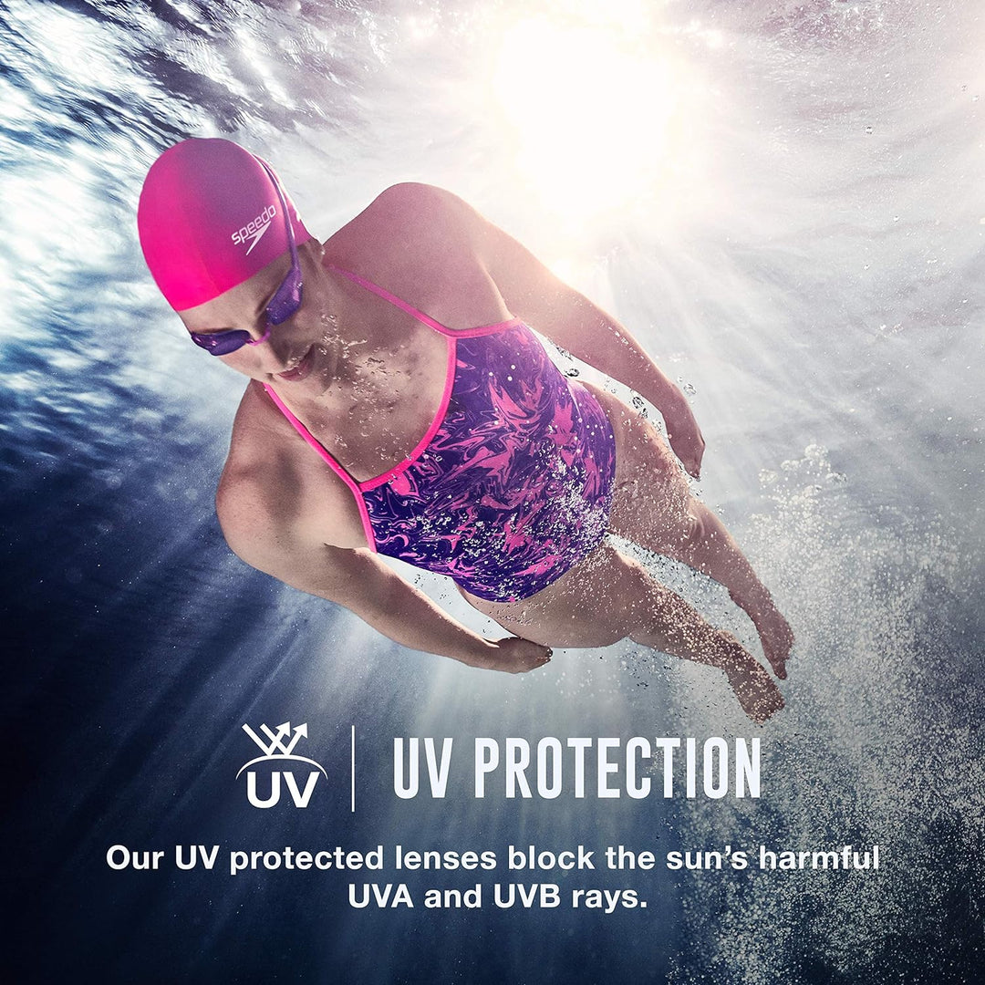 Speedo Damen verspiegelte Schwimmbrille Vanquisher 2.0 Blau Schwimmbrille verspiegelt Vanquisher 2.0