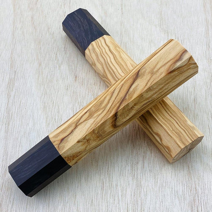 Achteckiger Messergriff Aus Holz, Kochmessergriff, Japanischer Stil, Messergriff, Ebenholzschneider,