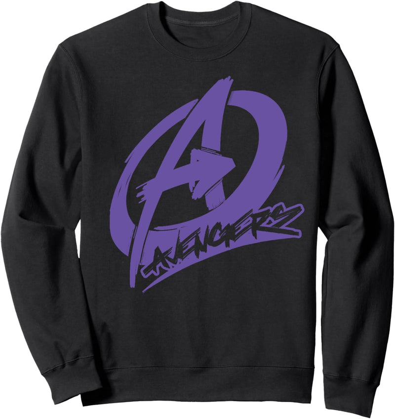 Marvel Avengers Spray Painted Text Logo Sweatshirt