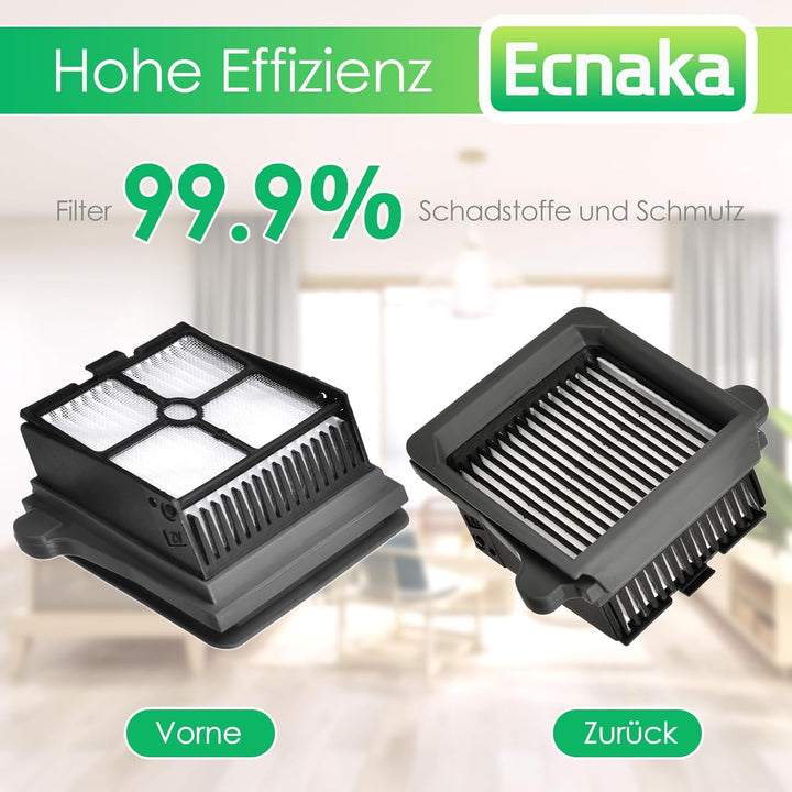 6 Stück Bürstenrolle Filter Ersatzteile für Tineco Floor One S7 Pro, Floor One S6 Akku-Nass- und Tro