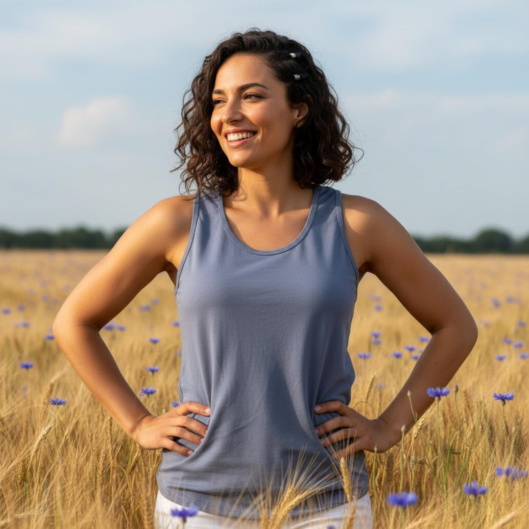 GURU SHOP Goa Psytrance Top, Pixi Top, Rückenfreies Top, Damen, Synthetisch 40 Taubenblau, 40 Tauben