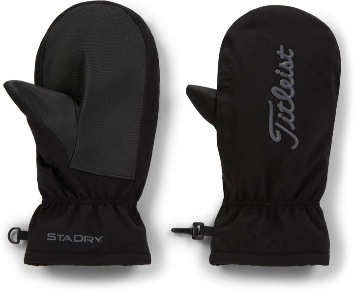 Titleist StaDry Golfhandschuhe Schwarz/Dunkelgrau, Schwarz/Anthrazit