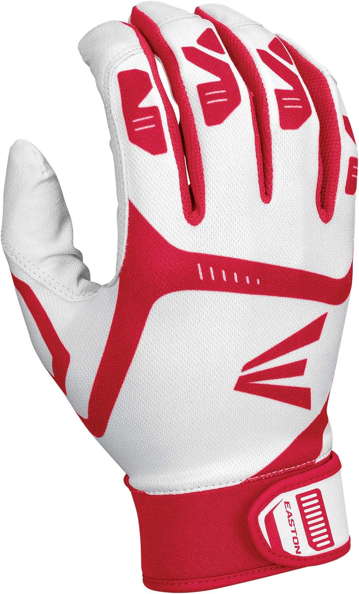 Easton Gametime Schlaghandschuhe | Baseball/Softball | Erwachsene XL rot, XL rot