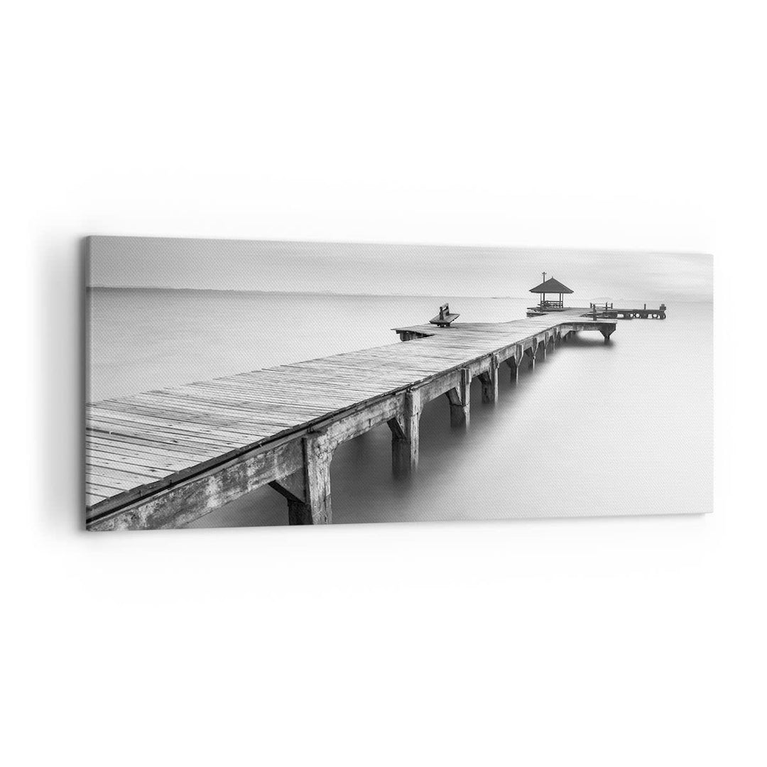 Wandbilder Dekoration Wohnzimmer Thailand bucht strand brücke Panorama Bilder auf Leinwand 120x50cm
