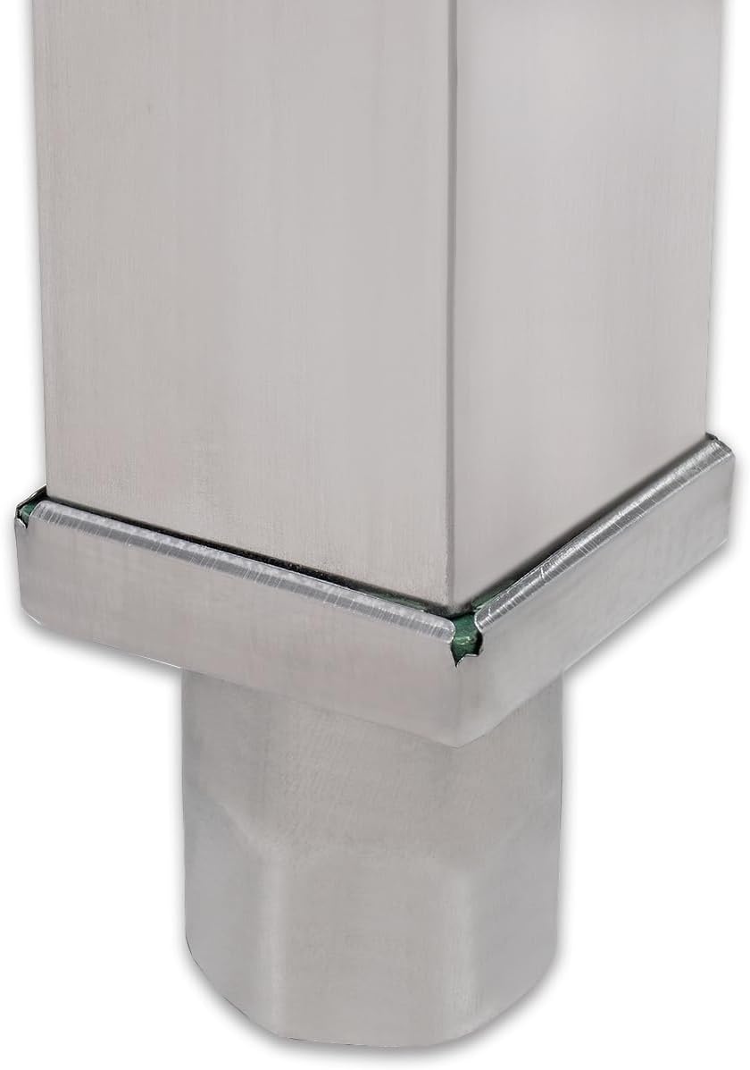 Beeketal 'BAB-1' 2in1 Edelstahl Stand Handwaschbecken mit Ausgussbecken, Industrie Waschbecken mit h