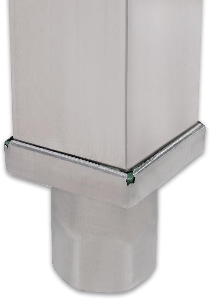 Beeketal 'BAB-1' 2in1 Edelstahl Stand Handwaschbecken mit Ausgussbecken, Industrie Waschbecken mit h