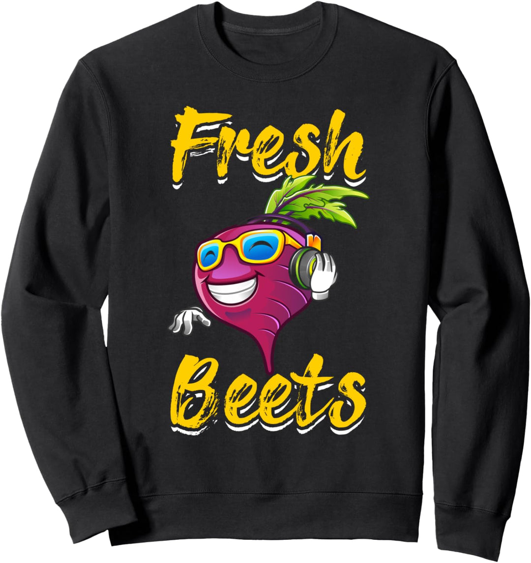 Rüben Wortspiel Pflanzen Veganer DJ Musik Produzent Sweatshirt